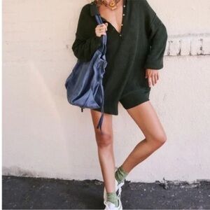 Free people beach picnic romper